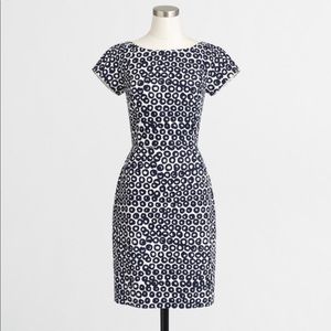 JCrew Navy & White Dress